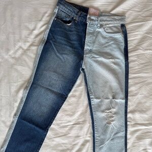 Revice Denim: Colorblock denim jeans